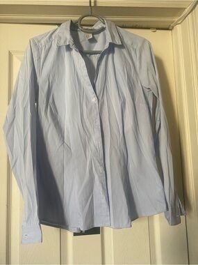 H&M Light Blue Long-Sleeve Dress Shirt